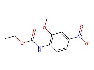 Ethyl (2-methoxy-4-nitrophenyl)carbamate structure