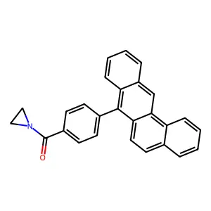 Aziridin-1-yl-(4-benzo[a]anthracen-7-ylphenyl)methanone structure