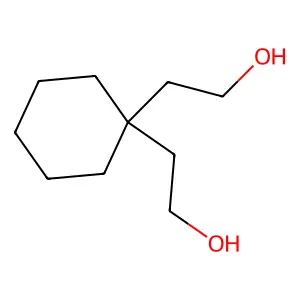 Cyclohexane-1,1-diethanol structure