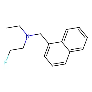 1-Naphthalenemethylamine, N-ethyl-N-(2-fluoroethyl)- structure