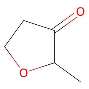 Dihydro-2-methyl-3(2H)-furanone structure