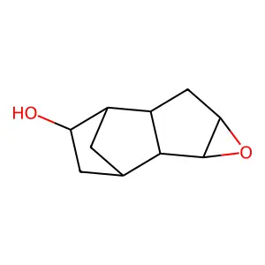 4-Oxatetracyclo-(6.2.1.0(sup 2,7).0(sup 3,5))-undecan-9-ol structure