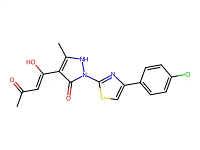C17H14ClN3O3S structure