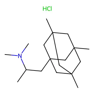 Adamantane, 1-(2-dimethylaminopropyl)-3,5,7-trimethyl-, hydrochloride structure