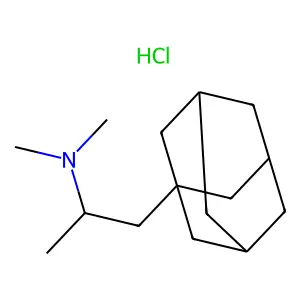 Adamantane, 1-(2-dimethylaminopropyl)-, hydrochloride structure