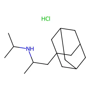 1-(Adamantan-1-yl)-N-(propan-2-yl)propan-2-amine--hydrogen chloride (1/1) structure