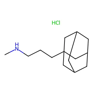 Adamantane, 1-(3-methylaminopropyl)-, hydrochloride structure
