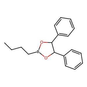 2-Butyl-4,5-diphenyl-1,3,2-dioxaborolane structure