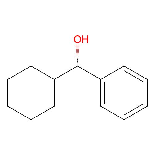 (S)-cyclohexyl(phenyl)methanol structure