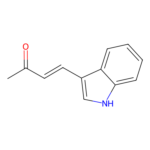 3-Buten-2-one, 4-(1H-indol-3-yl)-, (E)- structure