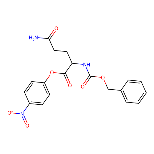 4-Nitrophenyl 4-carbamoyl-2-[(phenylmethoxy)carbonylamino]butanoate structure