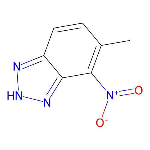 5-methyl-4-nitro-1H-1,2,3-benzotriazole structure