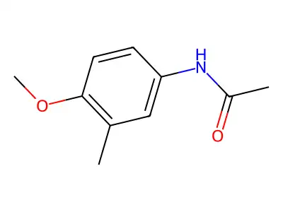 N-(4-methoxy-3-methylphenyl)acetamide structure