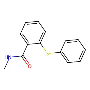N-甲基-2-(苯硫基)苯甲酰胺 structure