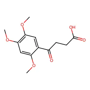 4-Oxo-4-(2,4,5-trimethoxyphenyl)butanoic acid structure