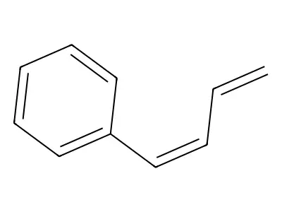 1-Phenyl-1,3-butadiene, (Z)- structure