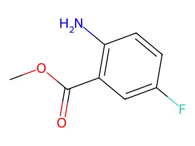 Methyl 2-amino-5-fluorobenzoate structure