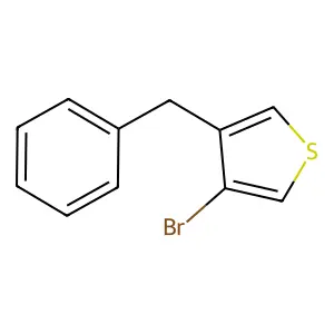 3-Benzyl-4-bromothiophene structure