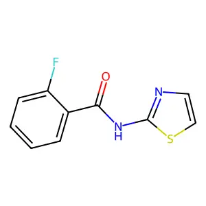 2-Fluoro-N-(1,3-thiazol-2-YL)benzamide structure