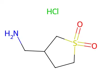 3-(Methylamino)-1lambda6-thiolane-1,1-dione hydrochloride structure