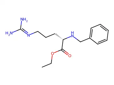 Benzylarginine ethyl ester structure