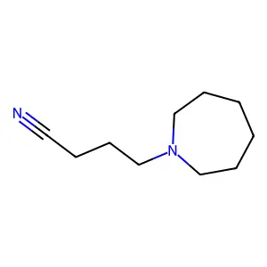 六氢-1H-氮杂环庚烷-1-丁腈 structure