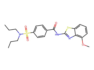 4-(dipropylsulfamoyl)-N-(4-methoxy-1,3-benzothiazol-2-yl)benzamide structure