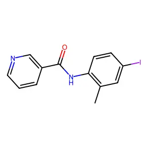 N-(4-碘-2-甲基苯基)烟酰胺 structure