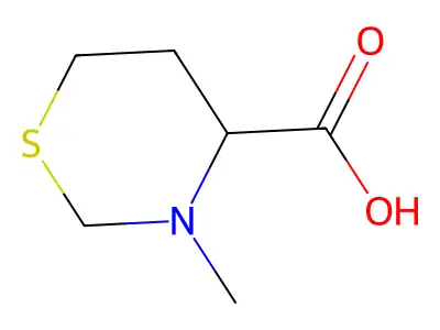 2H-1,3-Thiazine-4-carboxylicacid, tetrahydro-3-methyl- structure