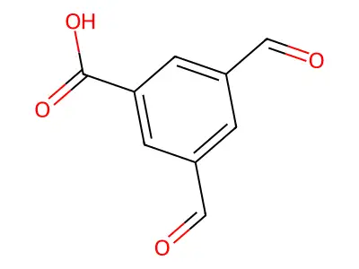 3,5-Diformylbenzoic acid structure