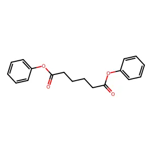 1,6-Diphenyl hexanedioate structure