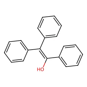 1,2,2-Triphenylethenol structure