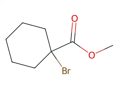 Methyl 1-bromocyclohexanecarboxylate structure
