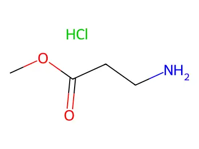 Methyl 3-aminopropanoate hydrochloride structure