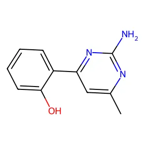 2-(2-Amino-6-methylpyrimidin-4-yl)phenol structure