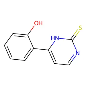 2-(2-Sulfanyl-4-pyrimidinyl)benzenol structure