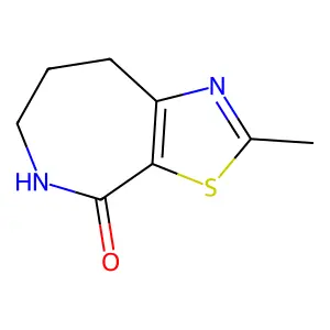 8H-Thiazolo[5,4-c]azepin-8-one, 4,5,6,7-tetrahydro-2-methyl- structure