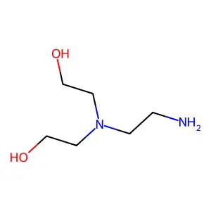 N,N-双(2-羟乙基)乙二胺 structure