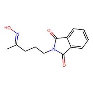 2-[4-(Hydroxyimino)pentyl]-1H-isoindole-1,3(2H)-dione structure