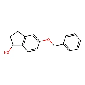 5-(Benzyloxy)-2,3-dihydro-1h-inden-1-ol structure