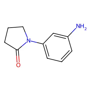Pyrrolidinone, (4-aminophenyl)- structure
