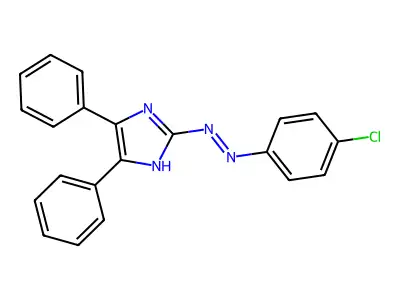 2-[(4-chlorophenyl)diazenyl]-4,5-diphenyl-1H-imidazole structure