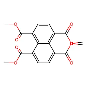 Naphthalene-1,4,5,8-tetracarboxylic acid tetramethyl ester structure