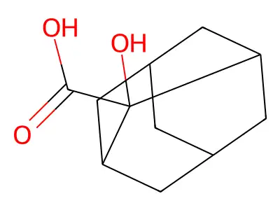 2-Hydroxytricyclo[3.3.1.13,7]decane-2-carboxylic acid structure