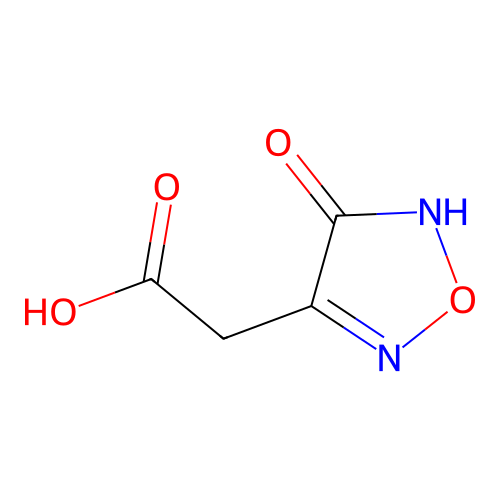 2-(4-oxo-1,2,5-oxadiazol-3-yl)acetic Acid structure