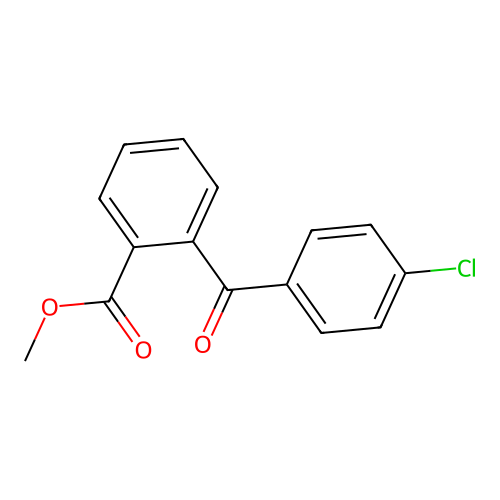 Methyl 2-(4-chlorobenzoyl)benzoate structure
