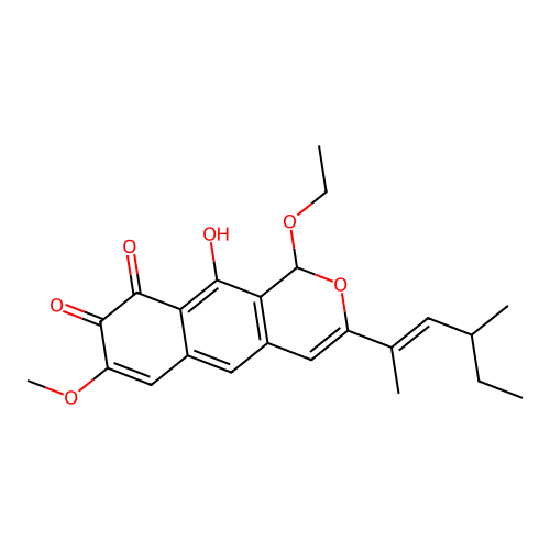 Laccaridione B structure