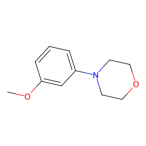 4-(3-Methoxyphenyl)morpholine structure