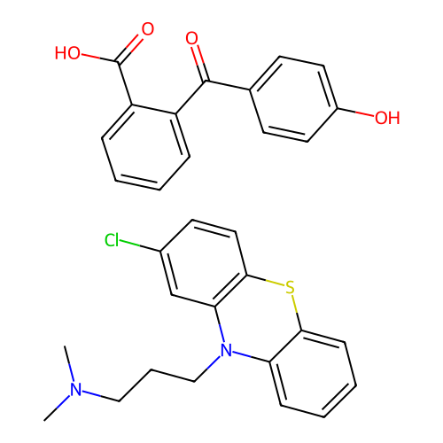 Chlorpromazine Hibenzate structure