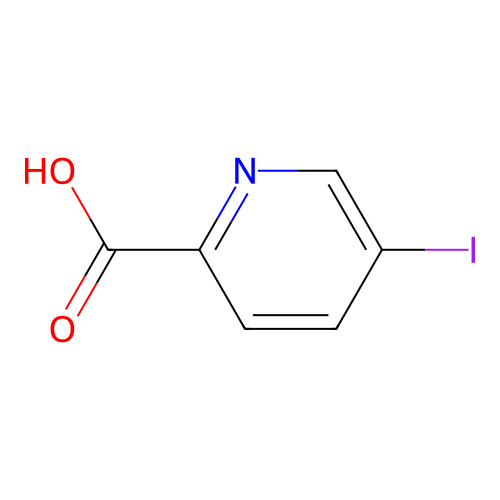 5-iodopyridine-2-carboxylic Acid structure